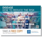 HPG-16.6 - 2016 Edition 6 - Awake - "Disease - How To Reduce The Risk" - Table